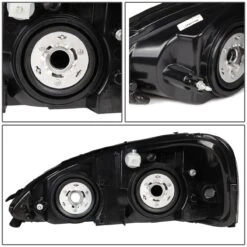 04-08 Pontiac Grand Prix Replacement Headlights - Chrome / Amber -High-Efficiency Car Light Store 04 08 pontiac grand prix replacement headlights chrome amber 66