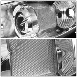 04-09 Mazda 3 4-Door Sedan Projector Headlights - Chrome / Clear -High-Efficiency Car Light Store 04 09 mazda 3 4 door sedan projector headlights chrome clear 127 1