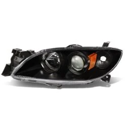 04-09 Mazda 3 Sedan LH Left Projector Headlight Replacement MA2518108