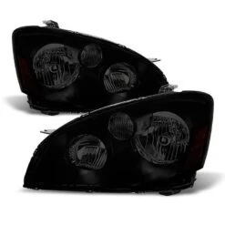 05-06 Nissan Altima [Halogen Model] Crystal Replacement Headlights - Black Smoked