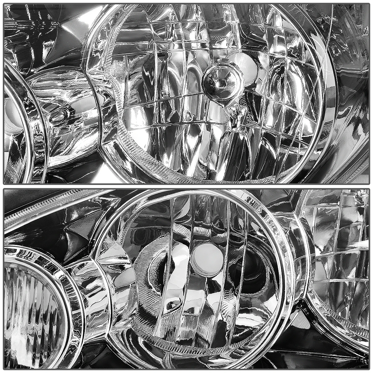 2005-2006 Toyota Camry OE-Style Chrome Housing Headlights - Amber Side Markers 5 2005-2006 Toyota Camry OE-Style Chrome Housing Headlights - Amber Side Markers - Image 5