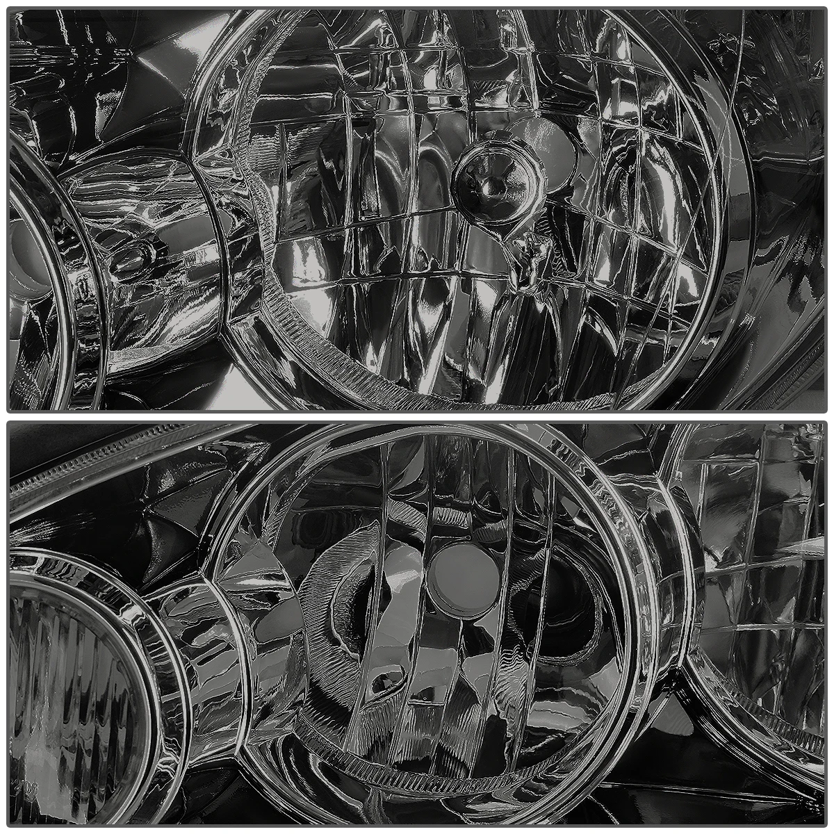 2005-2006 Toyota Camry OE-Style Smoked Housing Headlights - Amber Side Markers 5 2005-2006 Toyota Camry OE-Style Smoked Housing Headlights - Amber Side Markers - Image 5