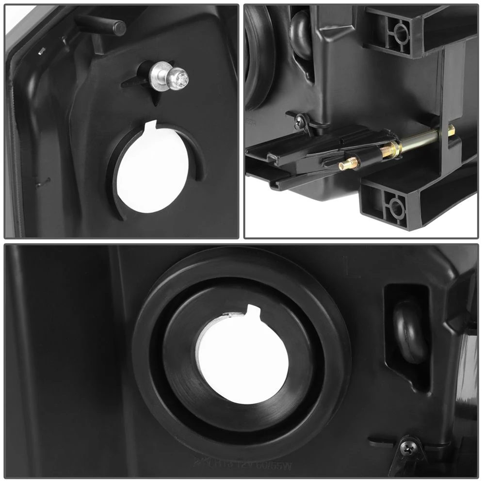 05-07 Dodge Dakota Factory-Style Headlights - Smoked Clear 2 05-07 Dodge Dakota Factory-Style Headlights - Smoked Clear - Image 2