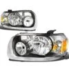 05-07 Ford Escape OE-Style Replacement Headlights - Chrome / Amber