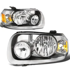 05-07 Ford Escape OE-Style Replacement Headlights - Chrome / Amber 11 05-07 Ford Escape OE-Style Replacement Headlights - Chrome / Amber -High-Efficiency Car Light Store 05 07 ford escape oe style replacement headlights chrome amber 87