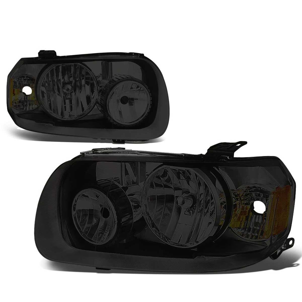 05-07 Ford Escape OE-Style Replacement Headlights - Smoked / Amber 1 05-07 Ford Escape OE-Style Replacement Headlights - Smoked / Amber