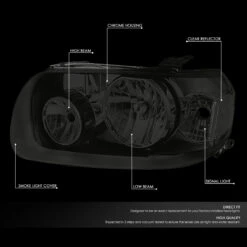 05-07 Ford Escape OE-Style Replacement Headlights - Smoked Clear -High-Efficiency Car Light Store 05 07 ford escape oe style replacement headlights smoked clear 92