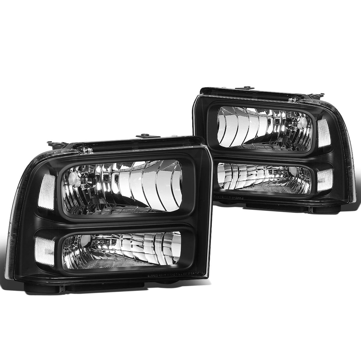 HID Combo 05-07 Ford Super Duty OE Style Headlight Lamp Assembly (Black Housing) - 1 Gen F-250/F-350/F-450/F-550 2 HID Combo 05-07 Ford Super Duty OE Style Headlight Lamp Assembly (Black Housing) - 1 Gen F-250/F-350/F-450/F-550 - Image 2