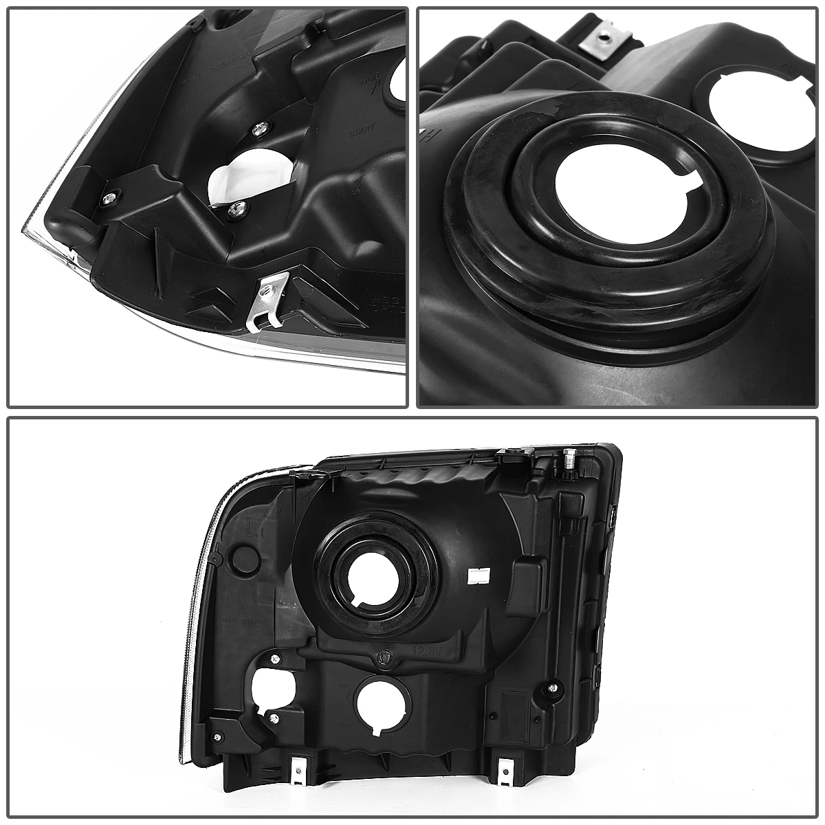 HID Combo 05-07 Ford Super Duty OE Style Headlight Lamp Assembly (Black Housing) - 1 Gen F-250/F-350/F-450/F-550 5 HID Combo 05-07 Ford Super Duty OE Style Headlight Lamp Assembly (Black Housing) - 1 Gen F-250/F-350/F-450/F-550 - Image 5