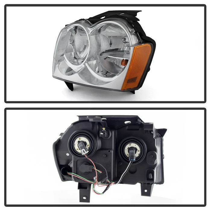 05-07 Jeep Grand Cherokee Driver Side Headlights -OEM Left 2 05-07 Jeep Grand Cherokee Driver Side Headlights -OEM Left - Image 2