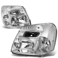 05-09 Chevy Equinox Headlight Assembly (Driver & Passenger Side) - Chrome -High-Efficiency Car Light Store 05 09 chevy equinox headlight assembly driver passenger side chrome 118