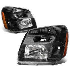 05-09 Chevy Equinox OE-Style Replacecment Headlights - Black/Amber 11 05-09 Chevy Equinox OE-Style Replacecment Headlights - Black/Amber -High-Efficiency Car Light Store 05 09 chevy equinox oe style replacecment headlights black amber 88