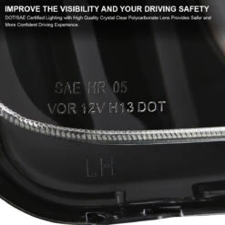 2005-2009 Ford Mustang LED Halo Replacement Headlights - Black -High-Efficiency Car Light Store 05 09 ford mustang led halo replacement headlights black 160