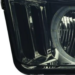 05-09 Ford Mustang LED Halo Replacement Headlights - Smoked -High-Efficiency Car Light Store 05 09 ford mustang led halo replacement headlights smoked 114