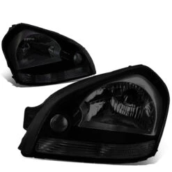 05-09 Hyundai Tucson Factory Style Replacement Headlights - Smoked / Clear 11 05-09 Hyundai Tucson Factory Style Replacement Headlights - Smoked / Clear -High-Efficiency Car Light Store 05 09 hyundai tucson factory style replacement headlights smoked clear 64
