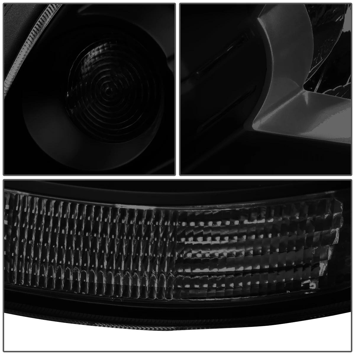 05-09 Hyundai Tucson Factory Style Replacement Headlights - Smoked / Clear 5 05-09 Hyundai Tucson Factory Style Replacement Headlights - Smoked / Clear - Image 5