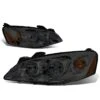 05-10 Pontiac G6 Factory Style Replacement Headlights - Smoked Lens / Amber
