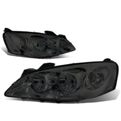 05-10 Pontiac G6 Factory Style Replacement Headlights - Smoked Lens / Clear