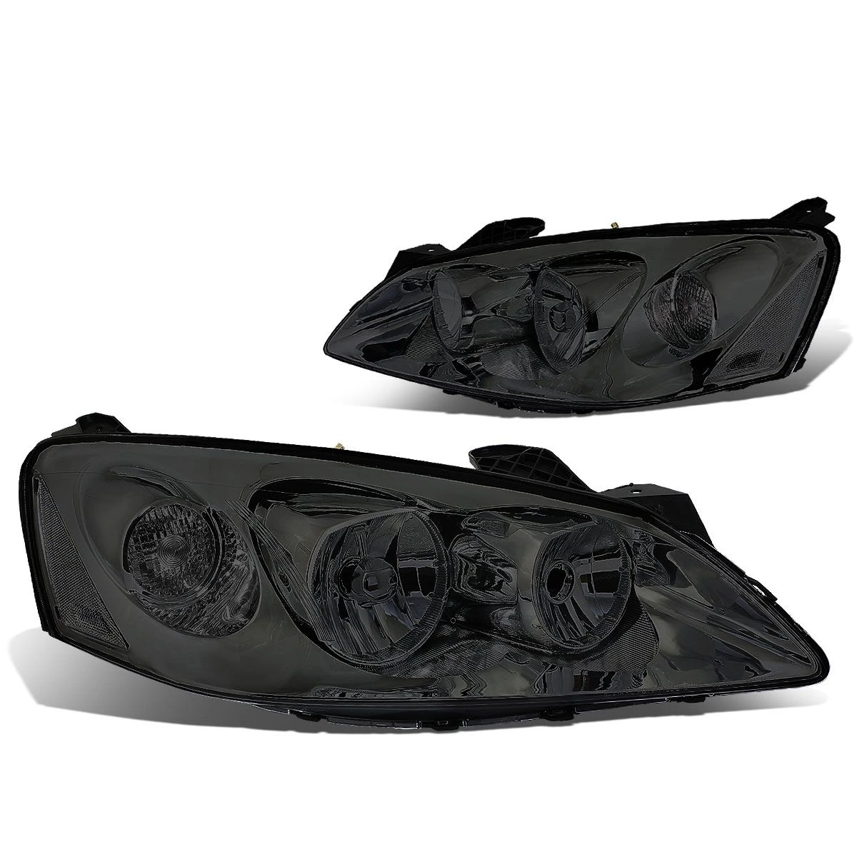 05-10 Pontiac G6 Factory Style Replacement Headlights - Smoked Lens / Clear 2 05-10 Pontiac G6 Factory Style Replacement Headlights - Smoked Lens / Clear - Image 2