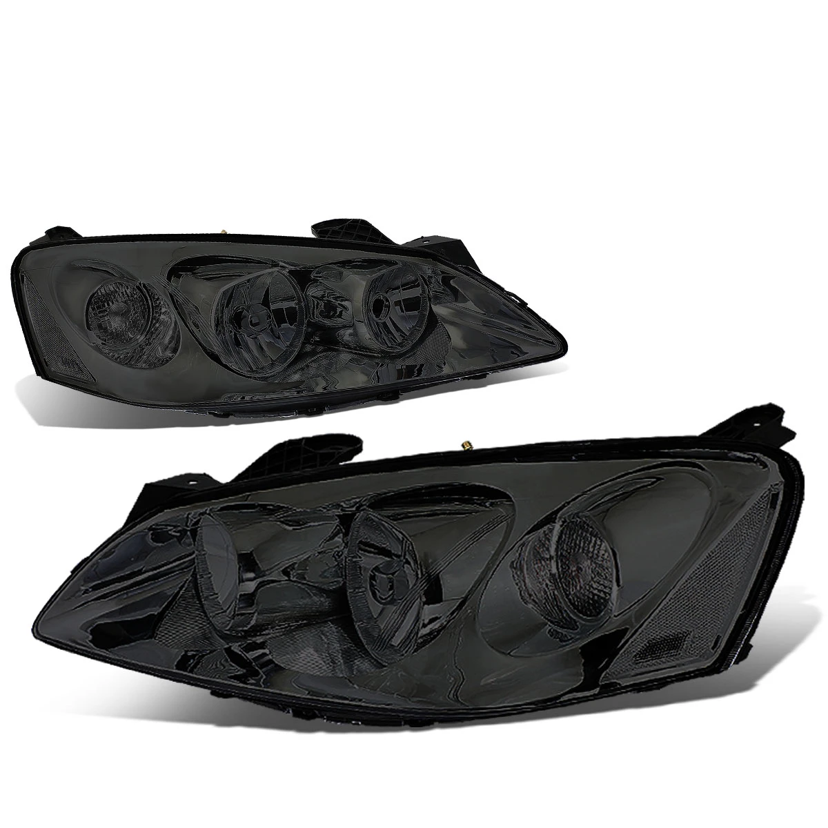 05-10 Pontiac G6 Factory Style Replacement Headlights - Smoked Lens / Clear 3 05-10 Pontiac G6 Factory Style Replacement Headlights - Smoked Lens / Clear - Image 3