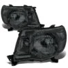 05-11 Toyota Tacoma Pickup Euro Style Crystal Headlights - Smoked
