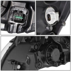 06-08 Kia Rio 5 Factory Style Replacement Headlights - Chrome -High-Efficiency Car Light Store 06 08 kia rio 5 factory style replacement headlights chrome 124