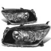 06-08 Toyota RAV4 OE-Style Replacement Headlights - Black / Clear