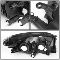 06-08 Toyota RAV4 OE-Style Replacement Headlights - Black / Clear -High-Efficiency Car Light Store 06 08 toyota rav4 oe style replacement headlights black clear 123