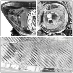 06-08 Toyota RAV4 OE-Style Replacement Headlights - Chrome / Clear -High-Efficiency Car Light Store 06 08 toyota rav4 oe style replacement headlights chrome clear 111