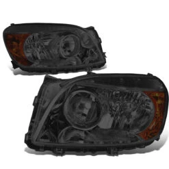 06-08 Toyota RAV4 OE-Style Replacement Headlights - Smoked / Amber 8 06-08 Toyota RAV4 OE-Style Replacement Headlights - Smoked / Amber -High-Efficiency Car Light Store 06 08 toyota rav4 oe style replacement headlights smoked amber 107