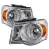 07-09 Chrysler Aspen / 2009 Aspen Hybrid OEM Style Headlights - Chrome