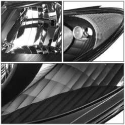 07-09 Hyundai Elantra Headlight Assembly (Driver & Passenger Side) - Black Clear -High-Efficiency Car Light Store 07 09 hyundai elantra headlight assembly driver passenger side black clear 104
