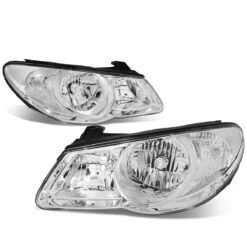 07-09 Hyundai Elantra Headlight Assembly (Driver & Passenger Side) - Chrome Clear 8 07-09 Hyundai Elantra Headlight Assembly (Driver & Passenger Side) - Chrome Clear -High-Efficiency Car Light Store 07 09 hyundai elantra headlight assembly driver passenger side chrome clear 99
