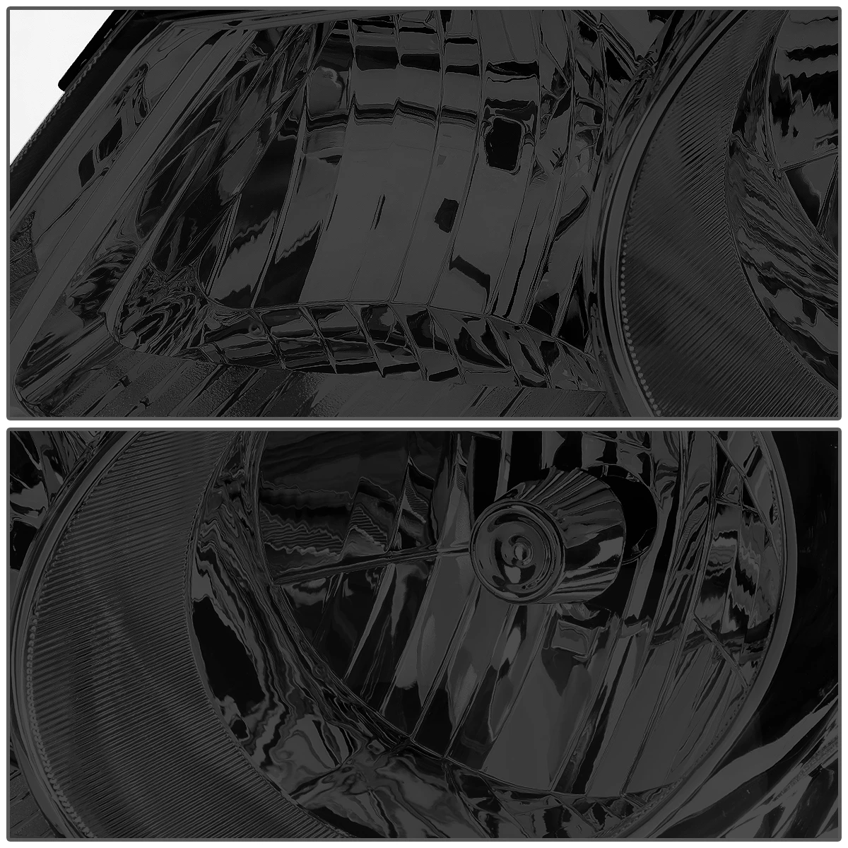 07-09 Hyundai Elantra OE-Style Replacement Headlights - Smoked / Amber 5 07-09 Hyundai Elantra OE-Style Replacement Headlights - Smoked / Amber - Image 5