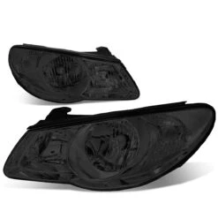 07-09 Hyundai Elantra OE-Style Replacement Headlights - Smoked / Clear