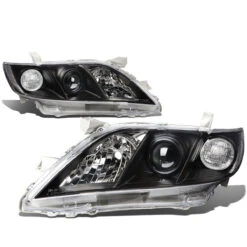 07-09 Toyota Camry [Non Hybrid Model] OE-Style Replacement Headlights - Black / Clear -High-Efficiency Car Light Store 07 09 toyota camry non hybrid model oe style replacement headlights black clear 83