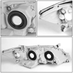 07-09 Toyota Camry [Non Hybrid Model] OE-Style Replacement Headlights - Chrome / Clear -High-Efficiency Car Light Store 07 09 toyota camry non hybrid model oe style replacement headlights chrome clear 82