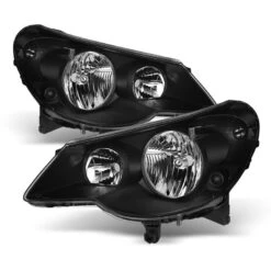 07-10 Chrysler Sebring OEM Replacement Crystal Headlights - Black