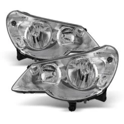 07-10 Chrysler Sebring OEM Replacement Crystal Headlights - Chrome