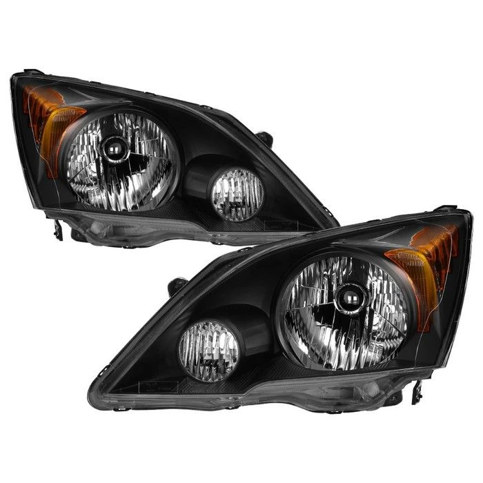 07-11 Honda CR-V OE-Style Replace Headlights - Black 1 07-11 Honda CR-V OE-Style Replace Headlights - Black