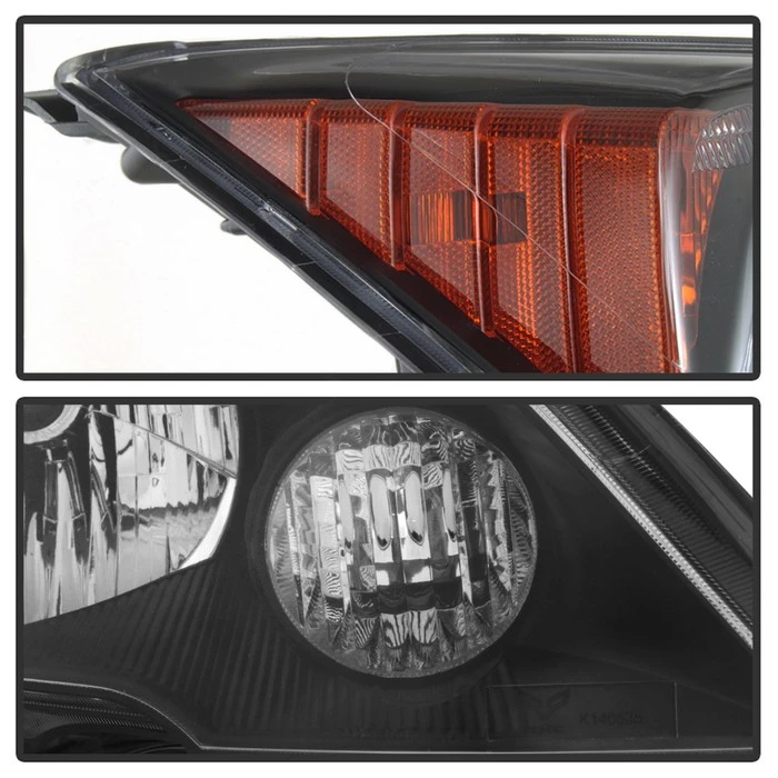 07-11 Honda CR-V OE-Style Replace Headlights - Black 4 07-11 Honda CR-V OE-Style Replace Headlights - Black - Image 4