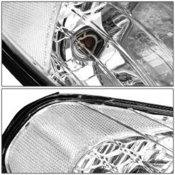 07-11 Hyundai Accent Headlight Assembly (Driver & Passenger Side) - Chrome Clear -High-Efficiency Car Light Store 07 11 hyundai accent headlight assembly driver passenger side chrome clear 105