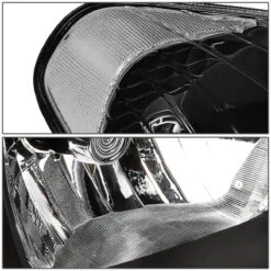 07-11 Hyundai Accent OE-Style Replacement Headlights - Black / Clear -High-Efficiency Car Light Store 07 11 hyundai accent oe style replacement headlights black clear 72