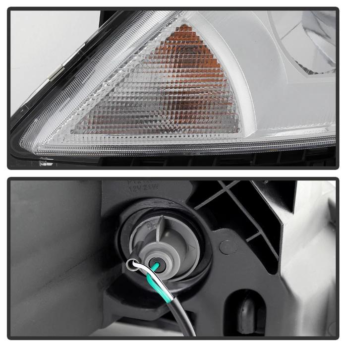 07-12 Nissan Versa Driver Side Headlights -OEM Left 4 07-12 Nissan Versa Driver Side Headlights -OEM Left - Image 4