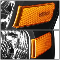 HID Combo 07-14 Ford Expedition U324 OEM-Style Crystal Headlights - Black Amber -High-Efficiency Car Light Store 07 14 ford expedition oe style replacement headlight set black amber 112