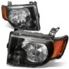 08-12 Ford Escape OE Style Black Housing Amber Corner Headlight