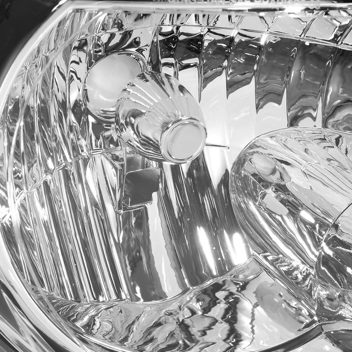 08-12 Ford Escape OE Style Chrome Housing Amber Corner Headlight 4 08-12 Ford Escape OE Style Chrome Housing Amber Corner Headlight - Image 4