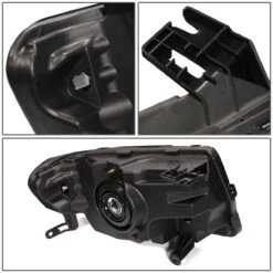 HID Combo 08-12 Ford Escape OE-Style Euro Headlights - Chrome Clear 12 HID Combo 08-12 Ford Escape OE-Style Euro Headlights - Chrome Clear -High-Efficiency Car Light Store 08 12 ford escape oe style chrome housing clear corner headlight 111