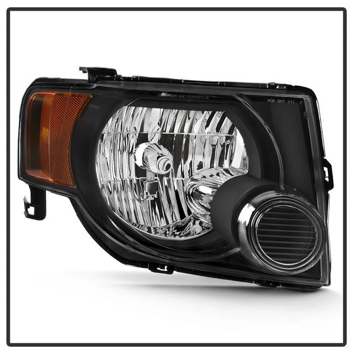 08-12 Ford Escape OE-Style Replacement Headlights - Black 2 08-12 Ford Escape OE-Style Replacement Headlights - Black - Image 2