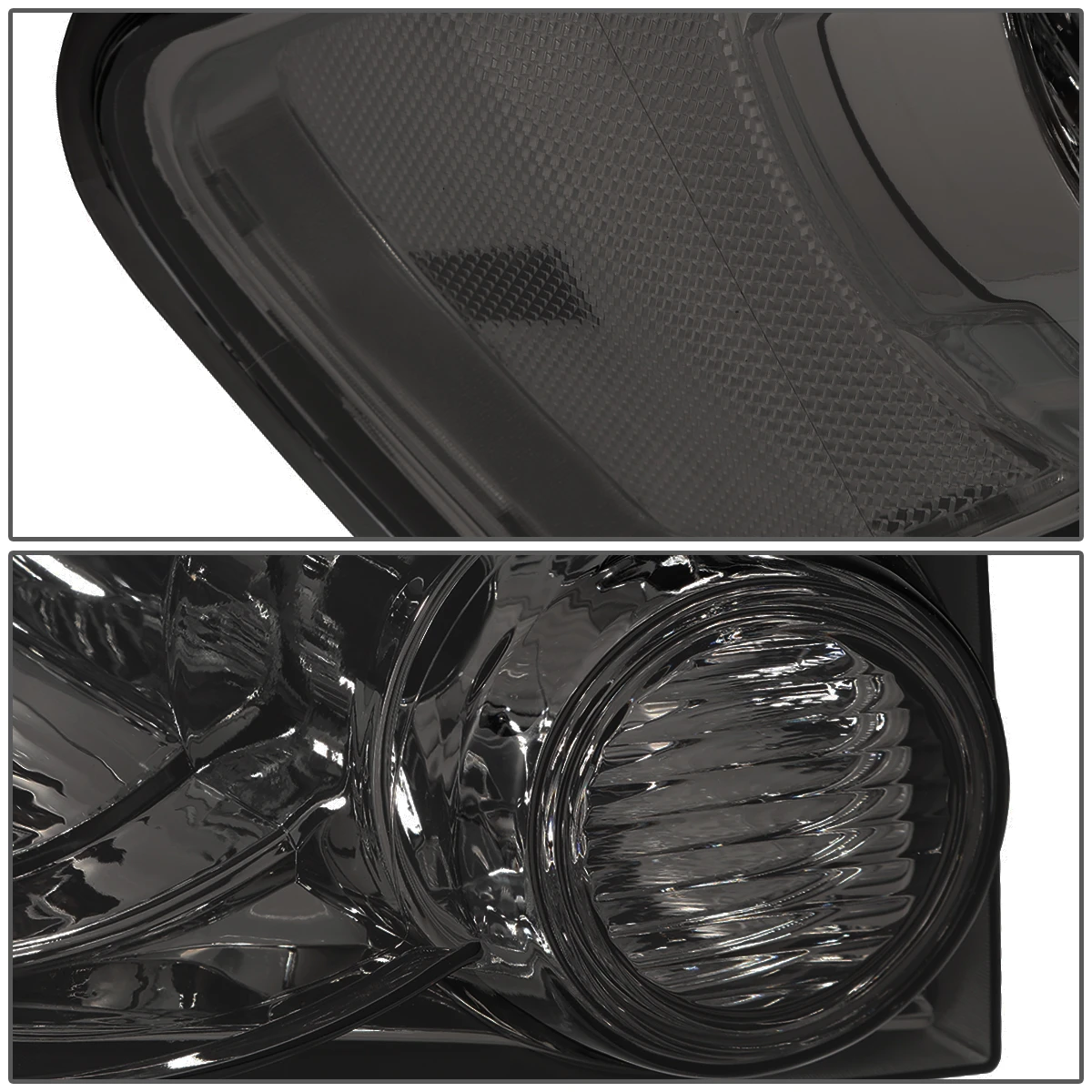 HID Combo 08-12 Ford Escape OE-Style Euro Headlights - Smoked Clear 3 HID Combo 08-12 Ford Escape OE-Style Euro Headlights - Smoked Clear - Image 3